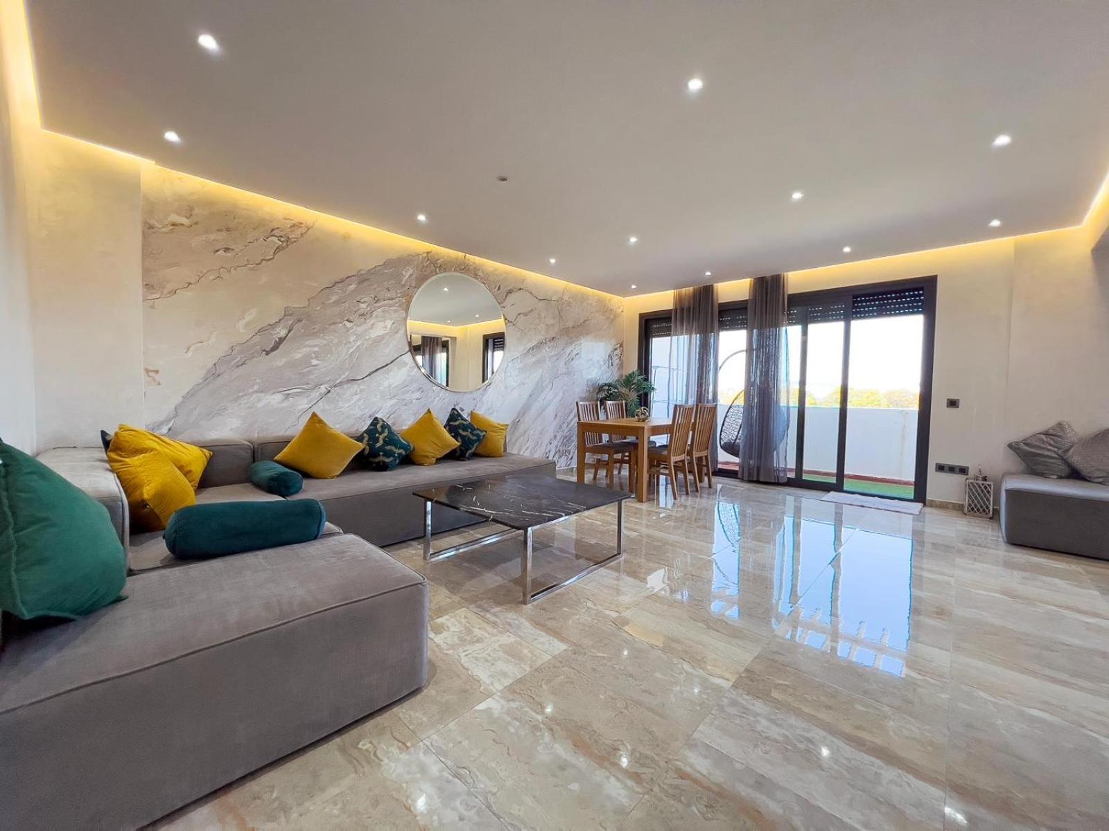 Luxury 3 Bedroom Panoramic Views In Hotspot With Fibre Optic Wifi And Netflix Tânger Exterior foto